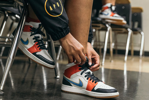 APB exclusively releases the Air Jordan 1 Mid "Let(Her)Man"