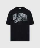 Black men's streetwear t-shirt with Billionaire Boys Club graphic and astronaut helmet logo