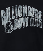 Black t-shirt with bold 'Billionaire Boys Club' graphic and astronaut helmet print