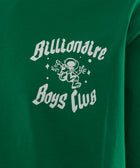 Green streetwear shirt with astronaut and 'Billionaire Boys Club' graphic print on chest