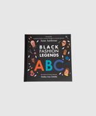 Black Fashion Legends ABC book cover featuring colorful illustrations and bold text