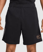 Men's black Nike Air streetwear shorts with elastic waistband and side pockets