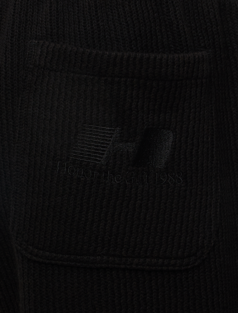 RIB KNIT DRAWCORD 7" SHORTS