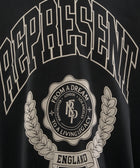 Black streetwear shirt with bold REPRESENT graphic and England crest detail