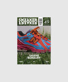 Colorful New Balance Salehe Bembury sneaker on Sneaker Freaker magazine cover, Issue 49